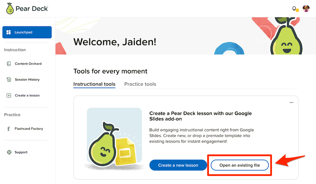 How to Present a Pear Deck