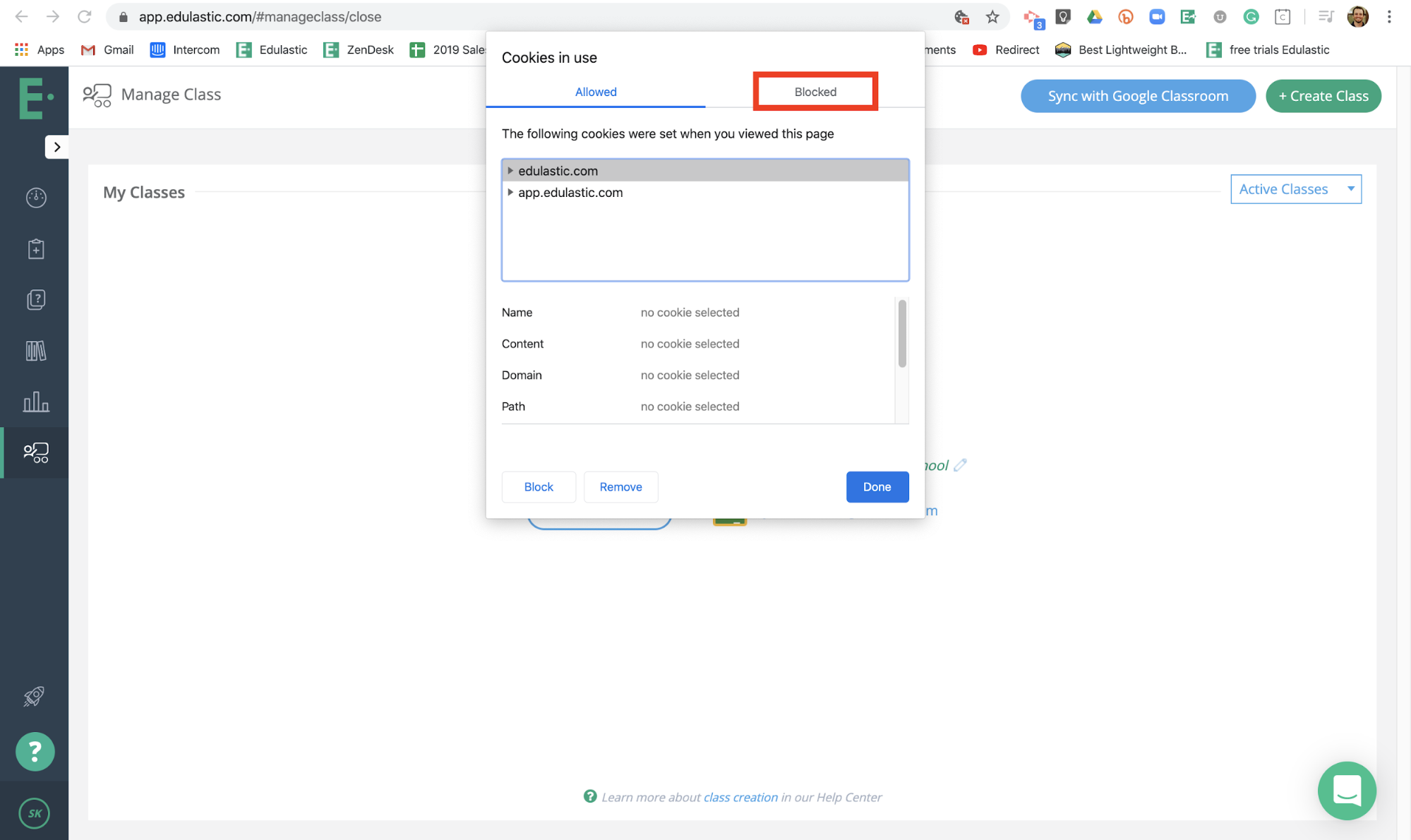 Google Classroom Nothing Happens When I Click Sync with Google