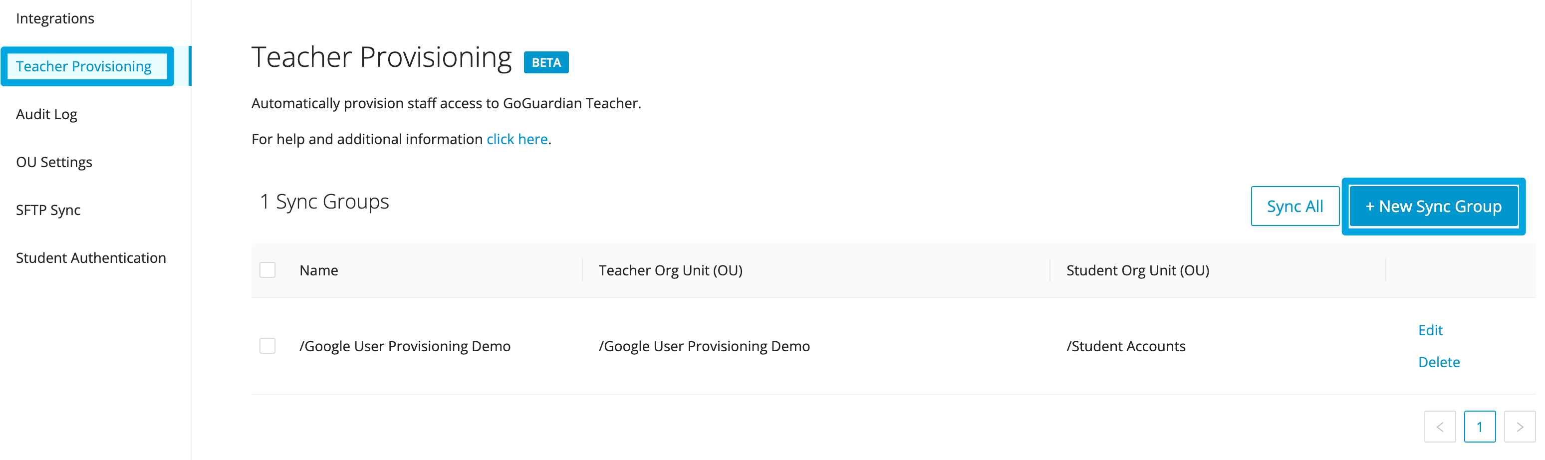 Google Directory User Provisioning
