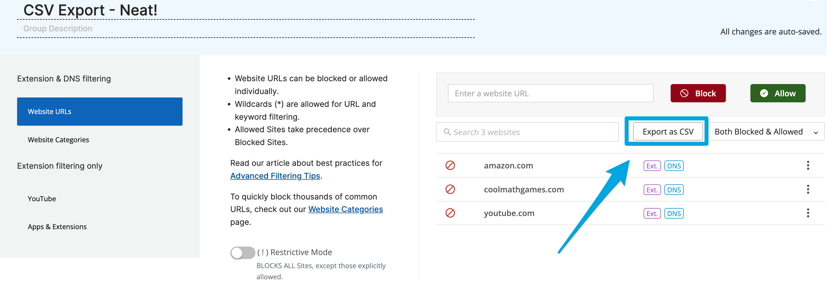 Create a Policy and Assign it to a Group of Users
