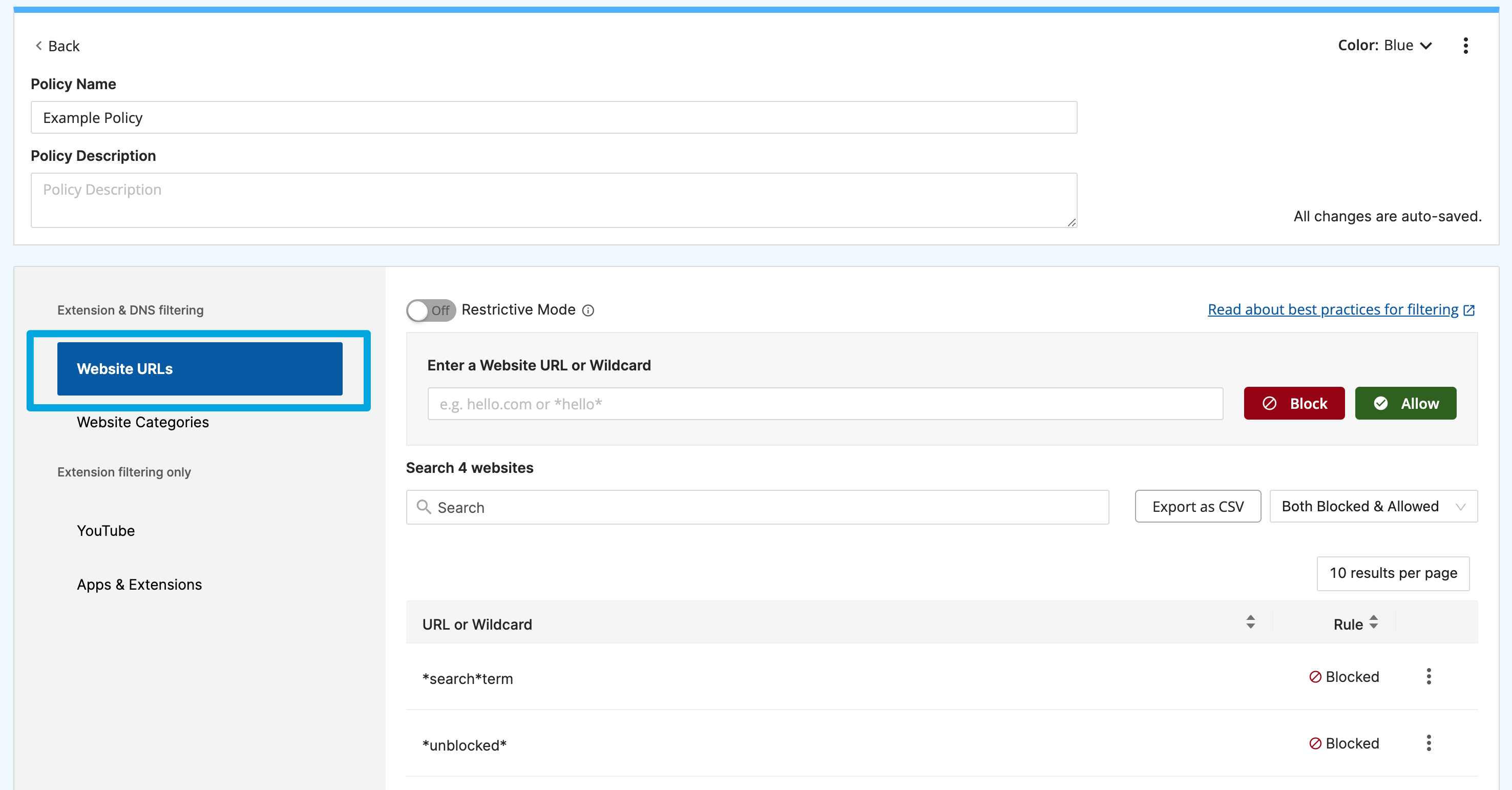 GoGuardian Admin Policies: How to Block and Allow Websites