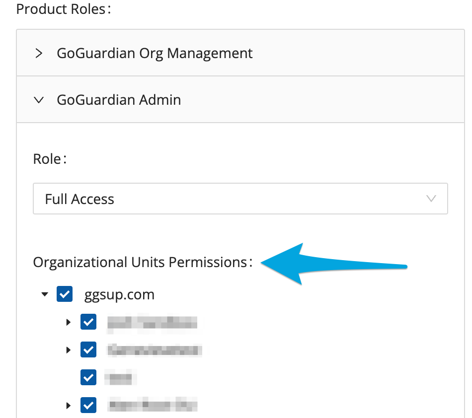 Roles, User Permissions, and OU Access