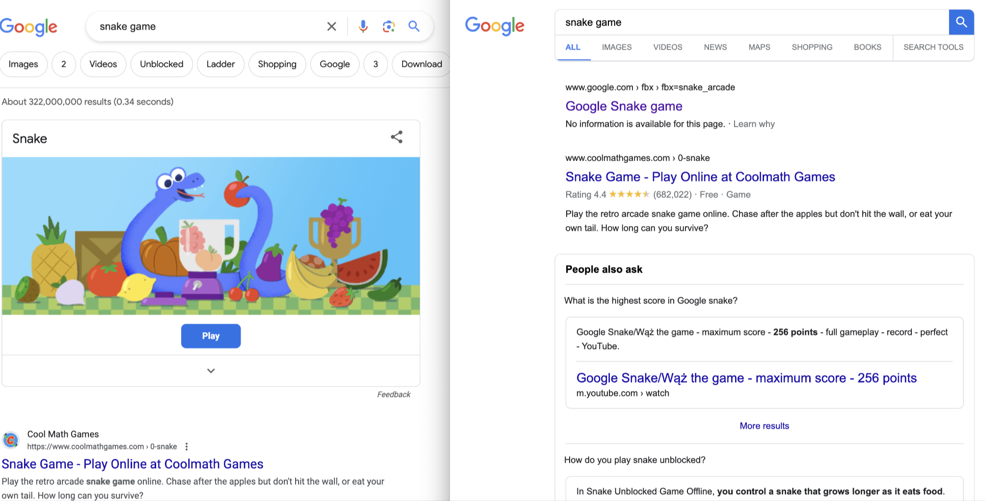 How to Block Google Doodles and the Snake Game